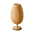 Abajur de Mesa Vintage em Bambu Japonês