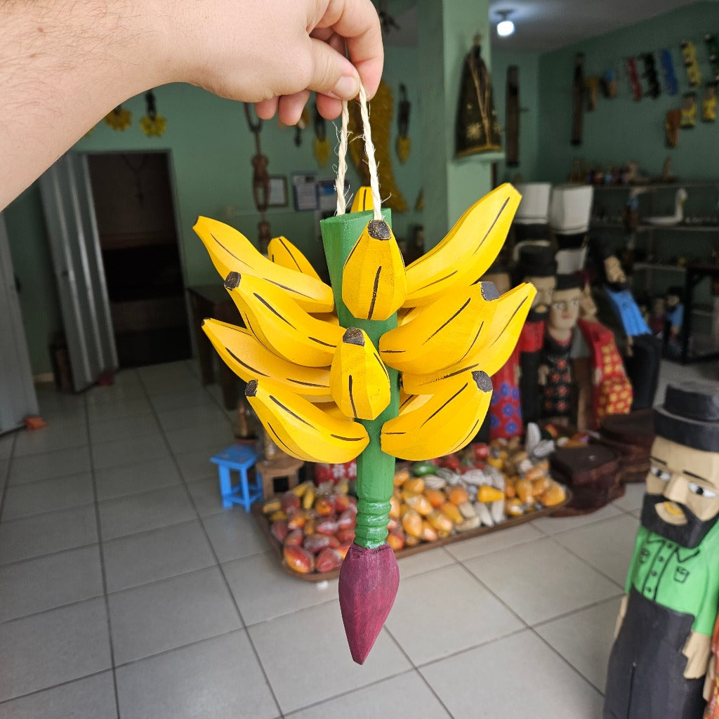 Cacho de Banana Artesanato de Parede