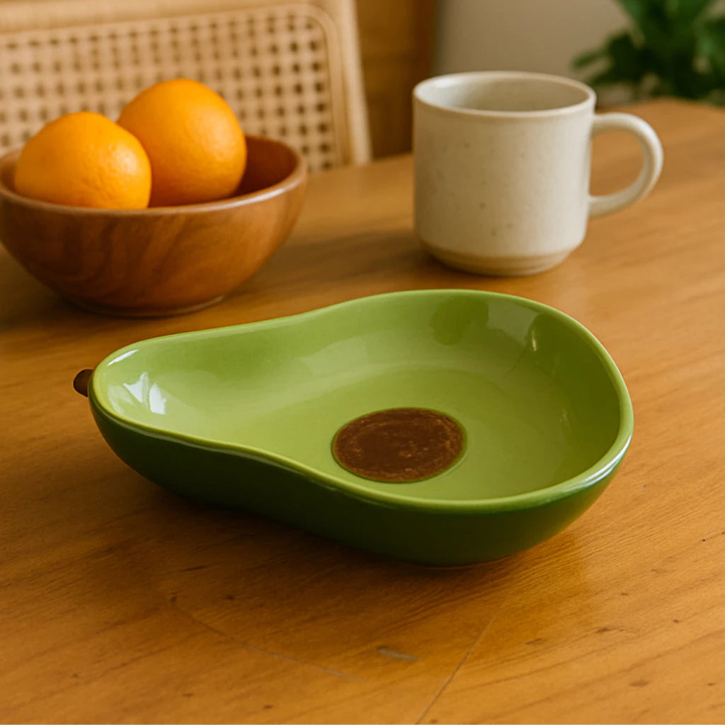 Bowl de Cerâmica em Formato de Fruta