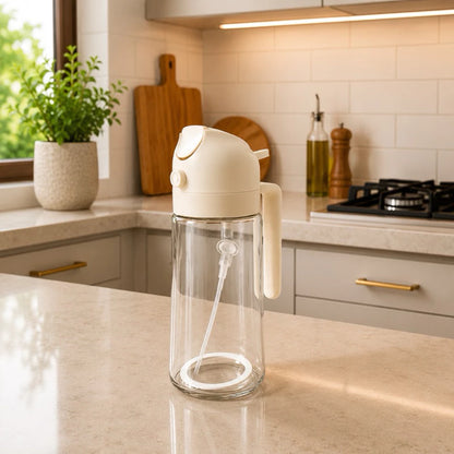 Borrifador Manual para Azeite, Óleo e Vinagre – Pulverizador Spray para Cozinha