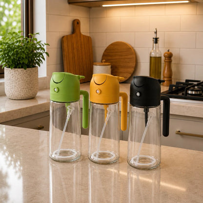 Borrifador Manual para Azeite, Óleo e Vinagre – Pulverizador Spray para Cozinha