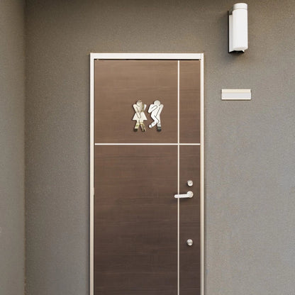 Espelho Decorativo para Sinalização Banheiro