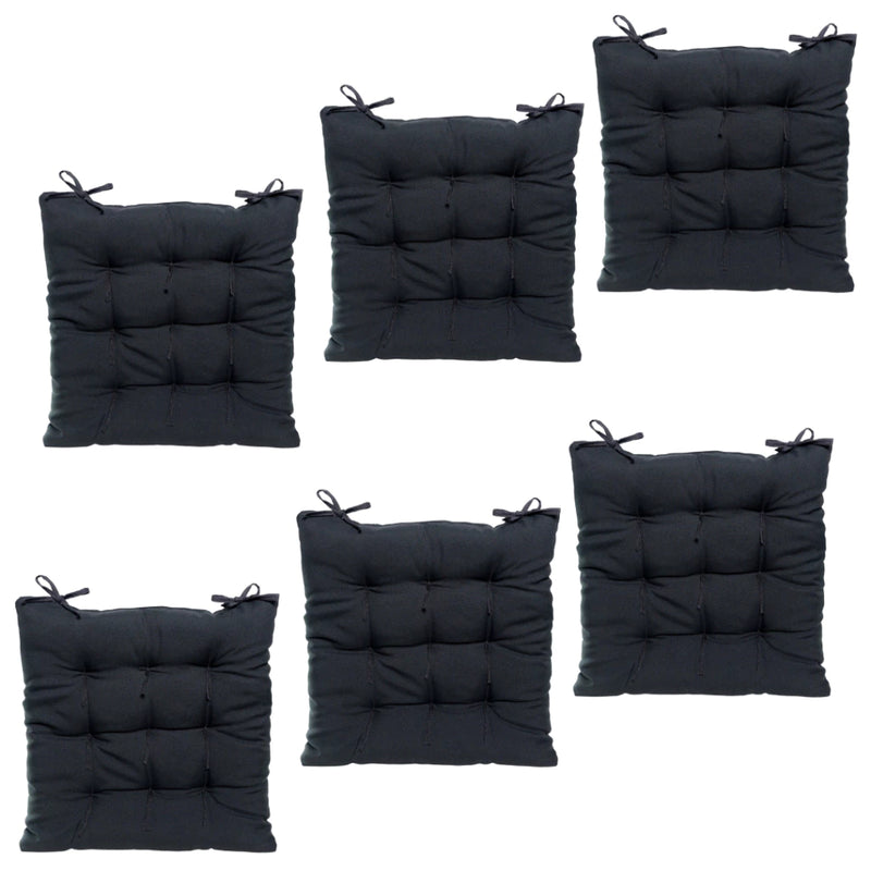 Kit Assento Futon Oxford Liso 40cmx40cm 6 Peças