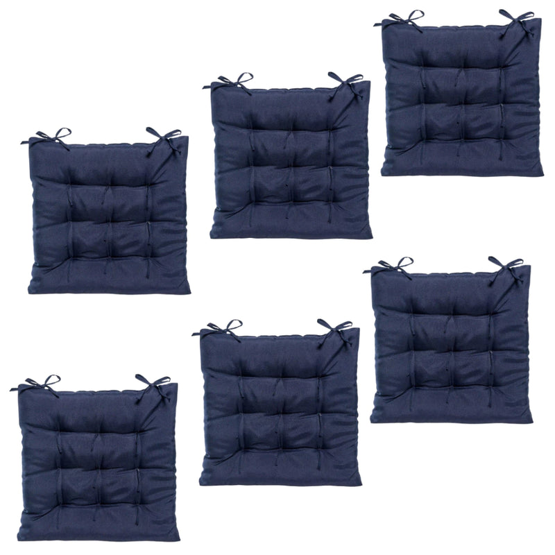 Kit Assento Futon Oxford Liso 40cmx40cm 6 Peças