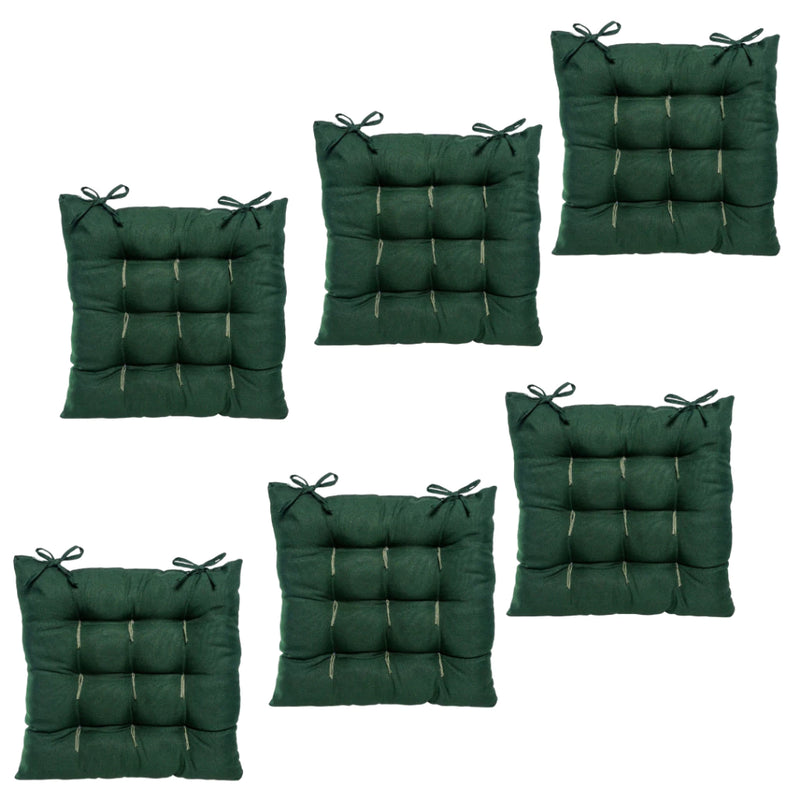 Kit Assento Futon Oxford Liso 40cmx40cm 6 Peças