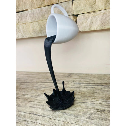 Decoração Xicara Flutuante em 3D Grande, Media e Pequena em impressao 3D