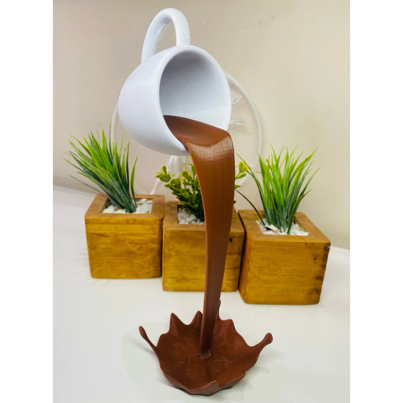 Decoração Xicara Flutuante em 3D Grande, Media e Pequena em impressao 3D
