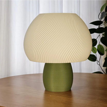 Luminária Cogumelo Ondulada
