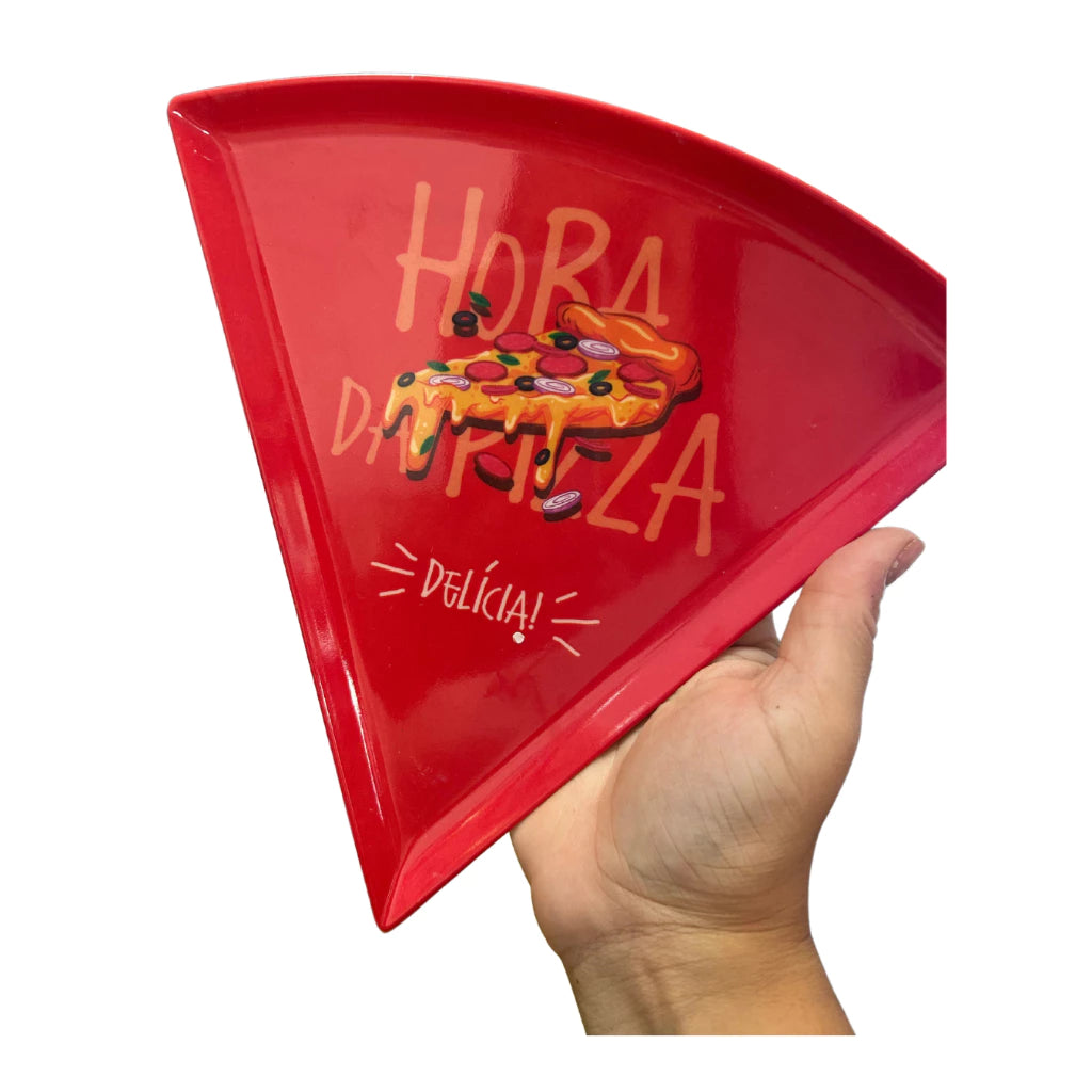Pratos Pizza Triangulares ( Kit )