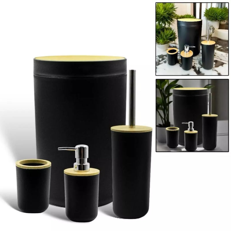 Kit Banheiro Basculante Bambu