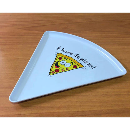 Pratos Melamina Fatia De Pizza ( Kit )