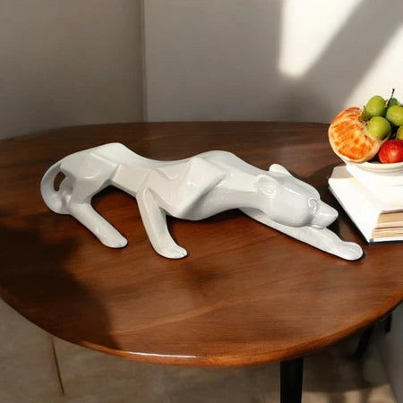 Escultura Pantera Cerâmica