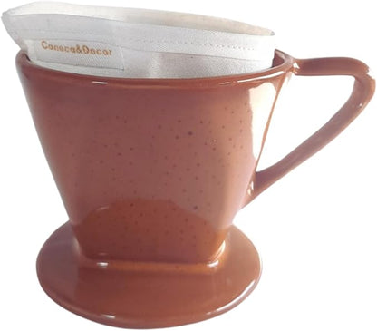 Cafeteira Bule Coador Cerâmica