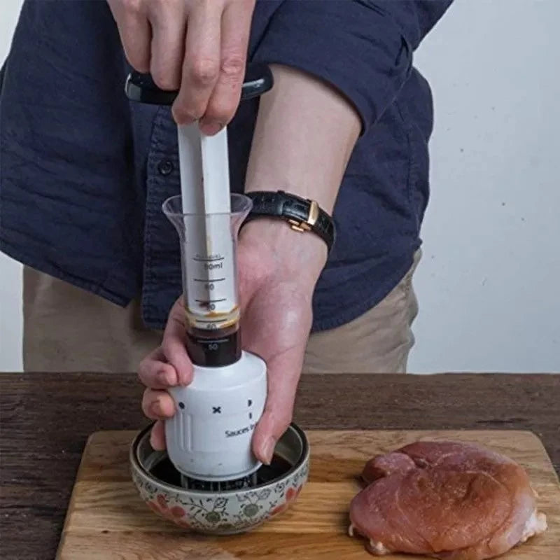 Injetor de Temperos  e Amaciante para Carnes
