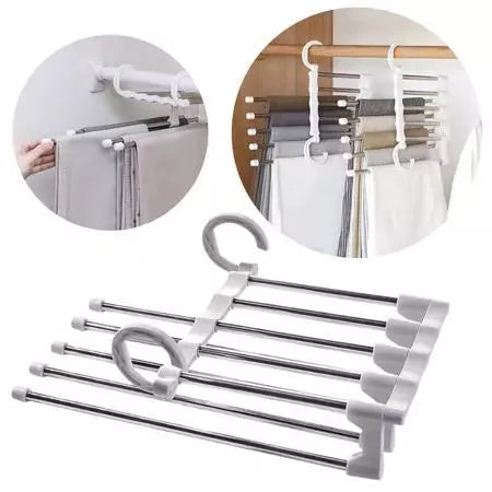 Cabide Organizador 5 em 1 Retrátil