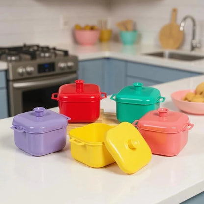 Panela Plástica Para Micro-Ondas (kit)