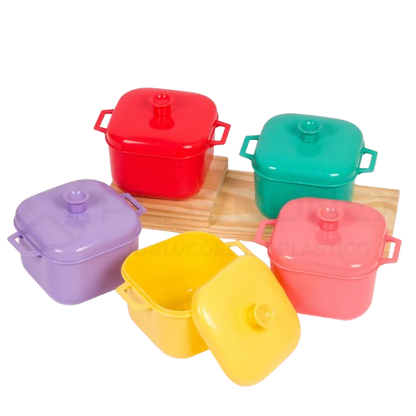Panela Plástica Para Micro-Ondas (kit)