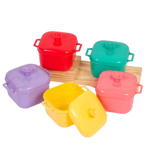 Panela Plástica Para Micro-Ondas (kit)