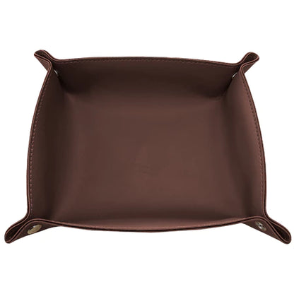 Organizador de Mesa Porta Treco em Couro