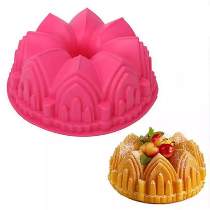 Forma Castelo de Silicone Para Bolo