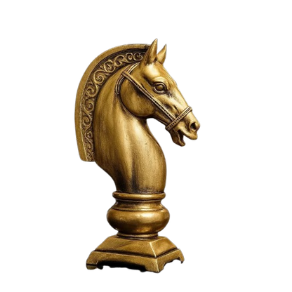 Escultura Horse Gold