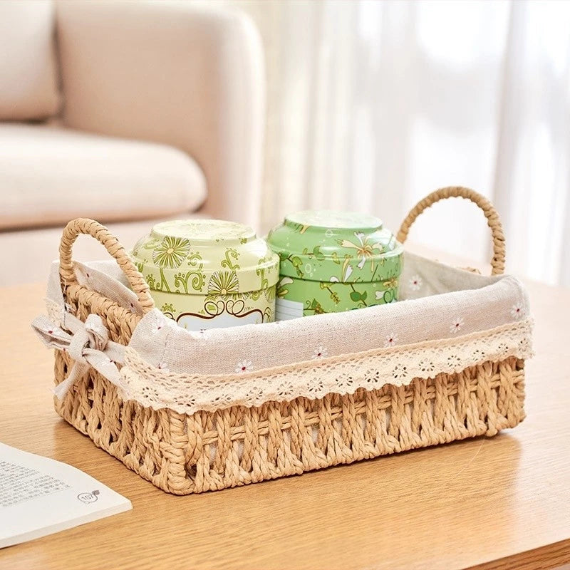 Cesta Organizadora de Bambu Preciosa