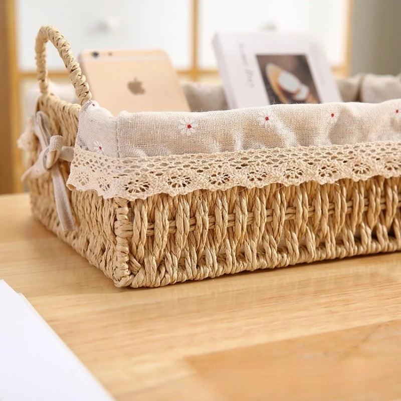 Cesta Organizadora de Bambu Preciosa