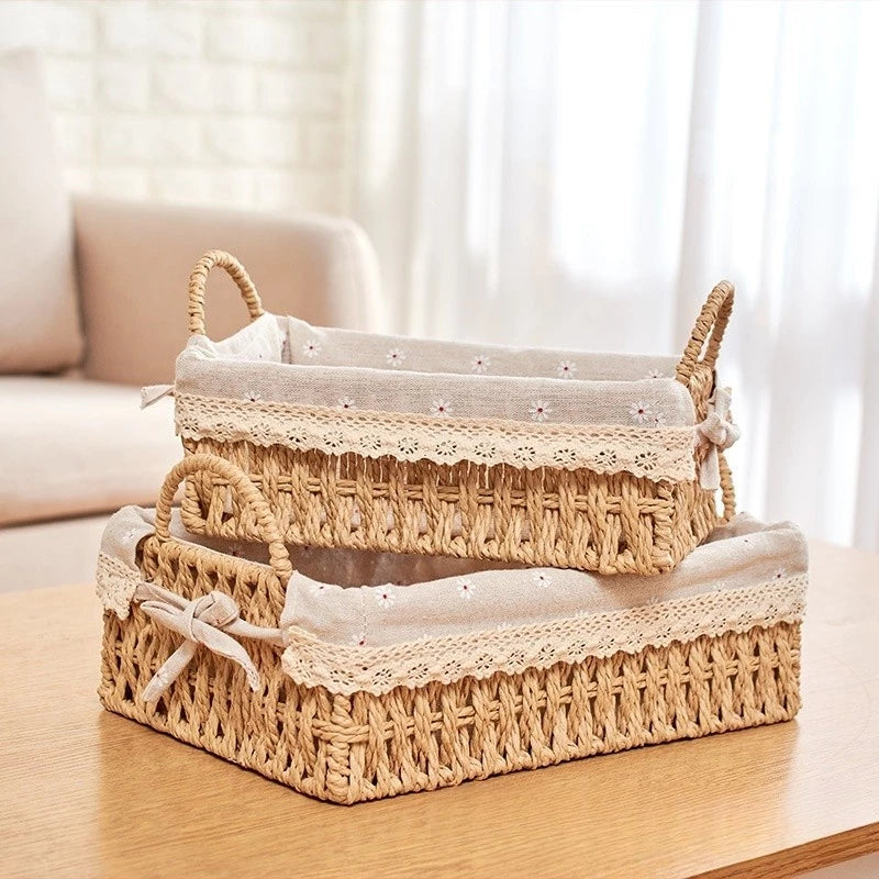 Cesta Organizadora de Bambu Preciosa