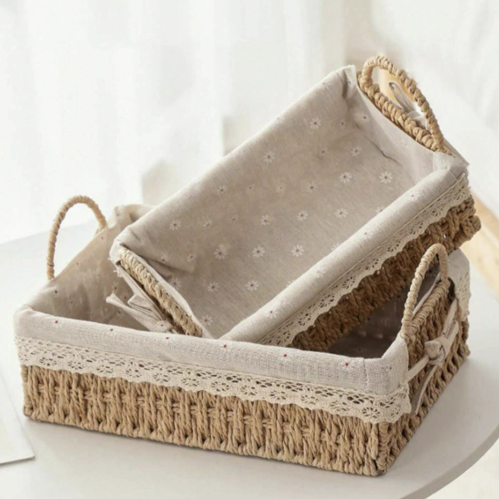 Cesta Organizadora de Bambu Preciosa