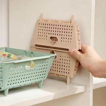 Cesta Dobrável Multiuso - Kit 3 Peças
