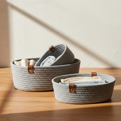 Cesto Organizador Ivory Gray