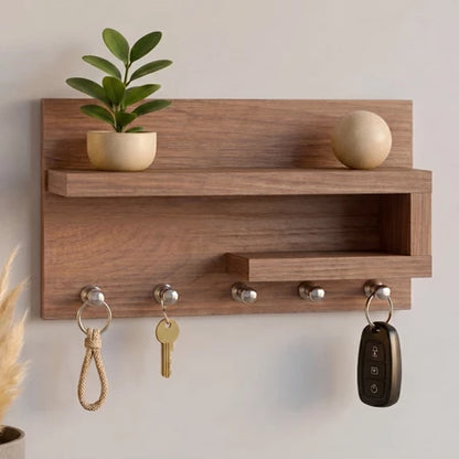 Porta Chaves Organizador Com Prateleira Decorativa