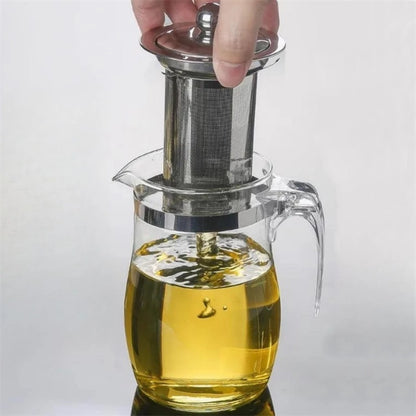Bule de Vidro Borossilicato com Infusor 750ml – Tampa em Inox