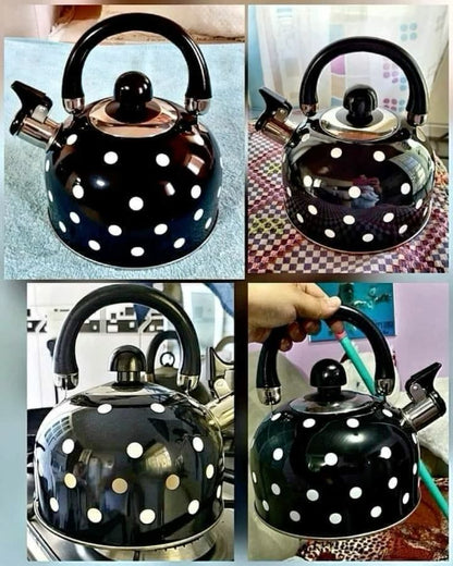 Chaleira de Aço Inoxidável com Apito