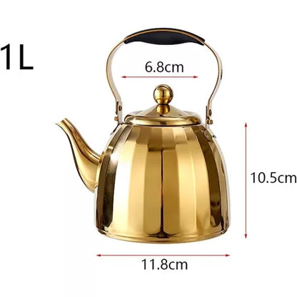Chaleira com Infusor Gold Housee