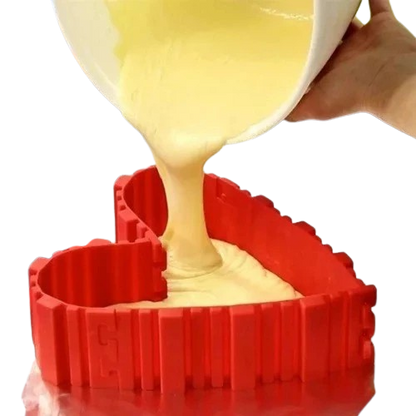 Forma Flexível de Silicone para Bolo