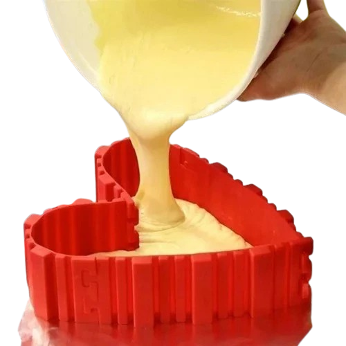 Forma Flexível de Silicone para Bolo