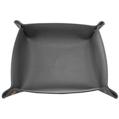 Organizador de Mesa Porta Treco em Couro
