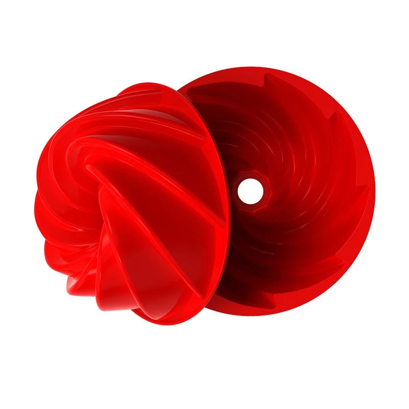 Forma Vazada de Silicone para Bolo Formato Espiral