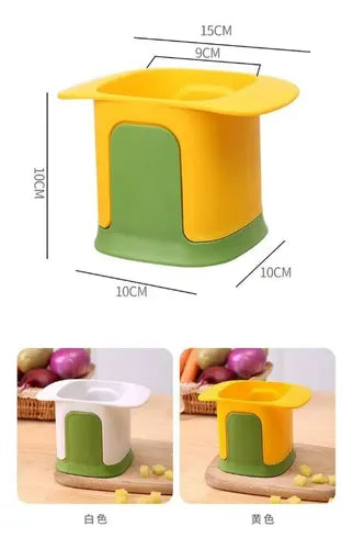 Cortador Fatiador de Legumes com Lâminas de Aço Inoxidável – Multiuso