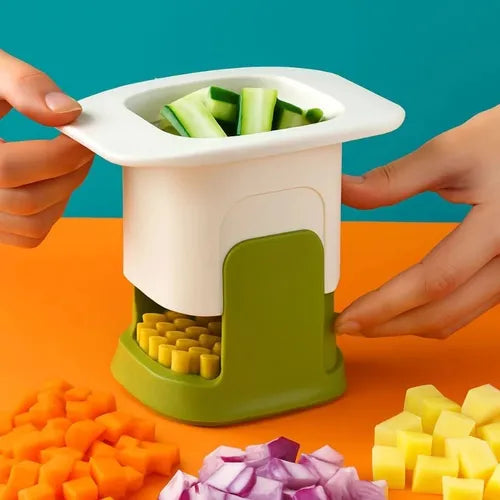 Cortador Fatiador de Legumes com Lâminas de Aço Inoxidável – Multiuso