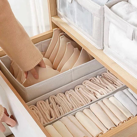 Organizador Retangular de Guarda-Roupa Dobrável Multiuso