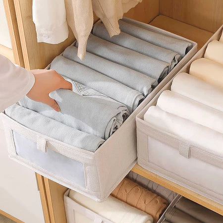 Organizador Retangular de Guarda-Roupa Dobrável Multiuso