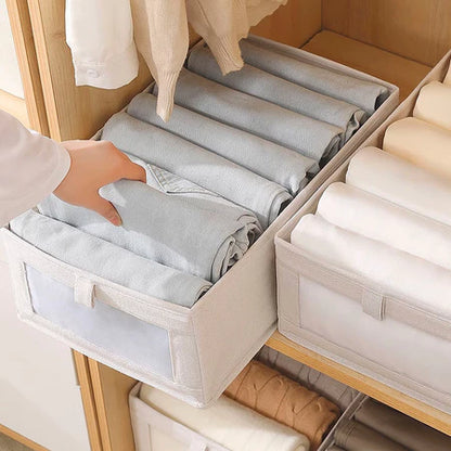 Organizador Retangular de Guarda-Roupa Dobrável Multiuso