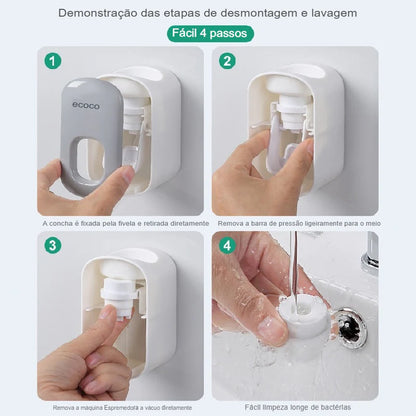 Dispensador de Creme Dental Automático
