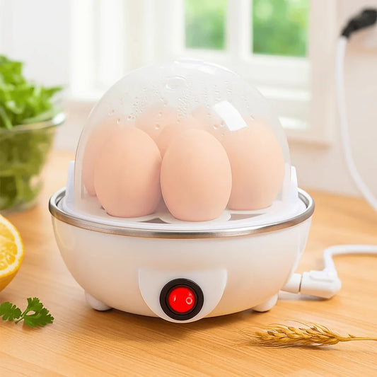 Cozedor Elétrico de Ovos a Vapor 350W com Desligamento Automático