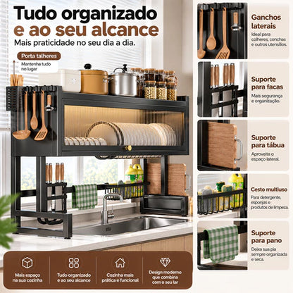 Armário Suspenso Organizador de Louças – Proteção, Praticidade e Mais Espaço na Cozinha