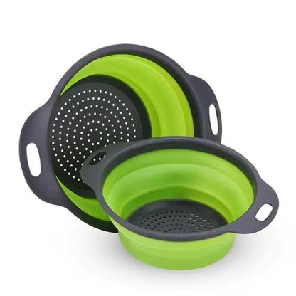 Escorredor de Silicone para Alimentos Dobrável
