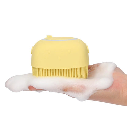 Esponja Dispenser de Silicone para Banho