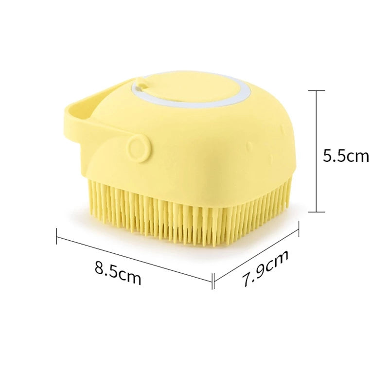 Esponja Dispenser de Silicone para Banho